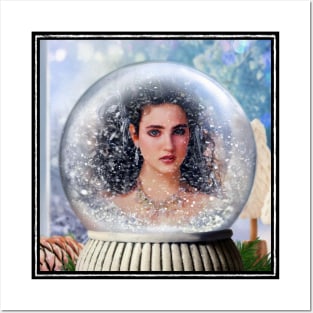 Sarah Trapped in the Labyrinth Snowglobe Posters and Art